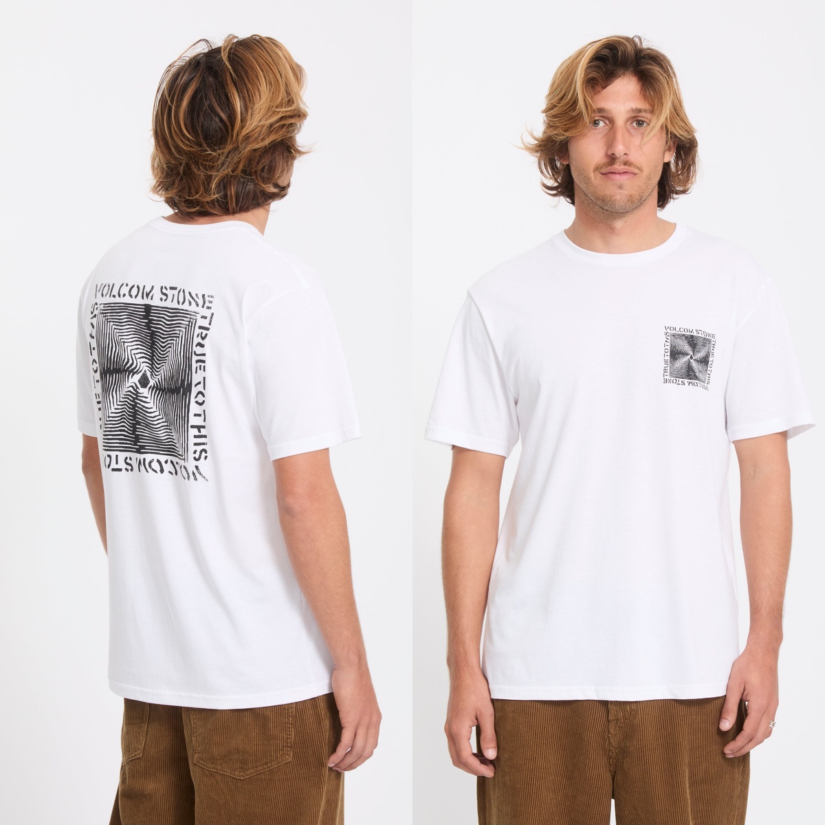Streetwear Brand Trends - T-shirt Grafica White Voidstone Volcom per