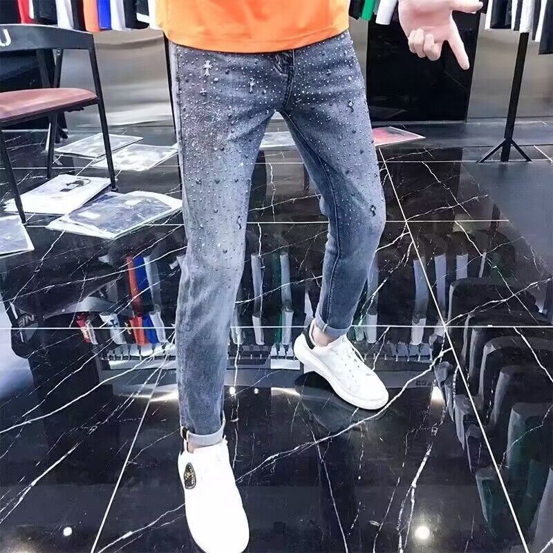 Streetwear Brand Jeans - Primavera Autunno 2025 Strass di alta