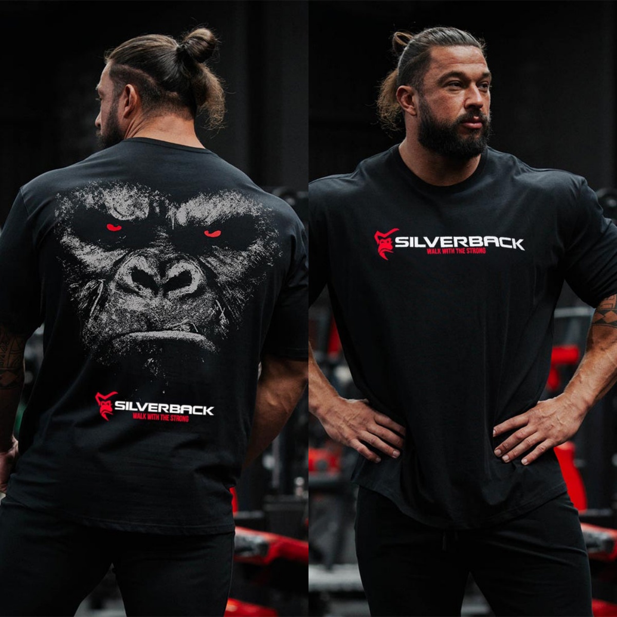 Streetwear Gym Brand - Maglietta grafica con stampa del marchio
