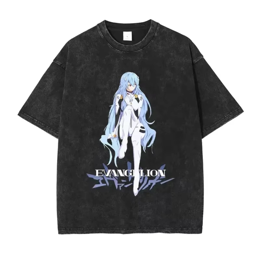 Streetwear Brand Top - T-shirt da uomo oversize Abbigliamento EVA