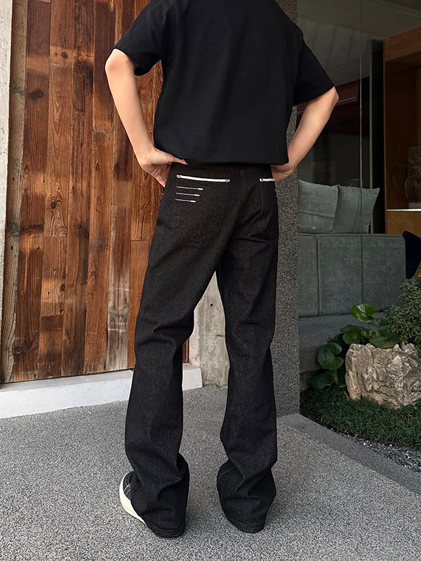 Streetwear Brand Jeans - Jeans Skinny Flare American High Street