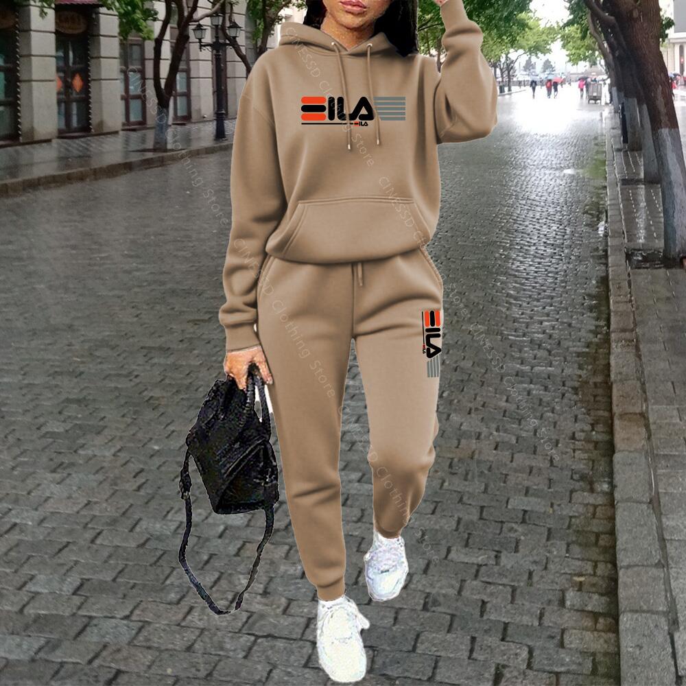 Streetwear Brand Aesthetic - Abbigliamento Donna Autunno Inverno Felpe Pantaloni