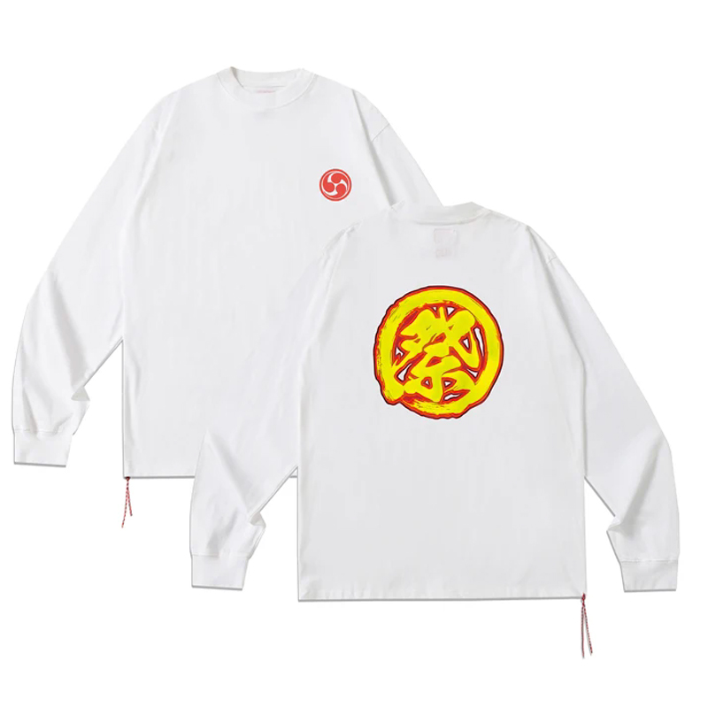 Streetwear Brand Red - T-shirt a Maniche Lunghe del Brand