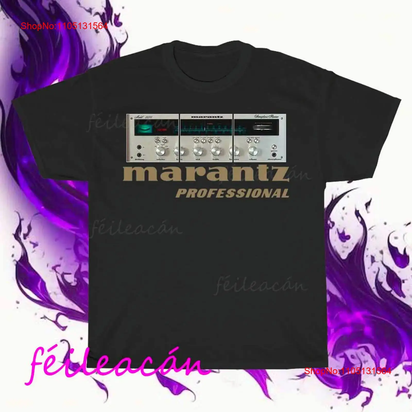Streetwear Brand New - Nuovissimo amplificatore Marantz Logo maglietta americana