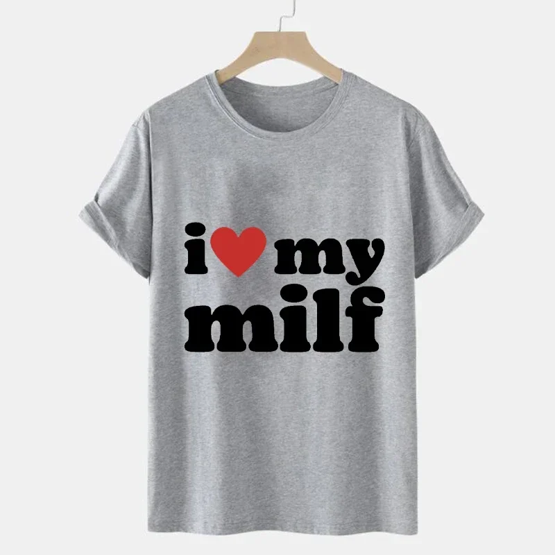 I Love My Milf Stampa T-shirt  - Streetwear Brand Aesthetic recensione e prezzo