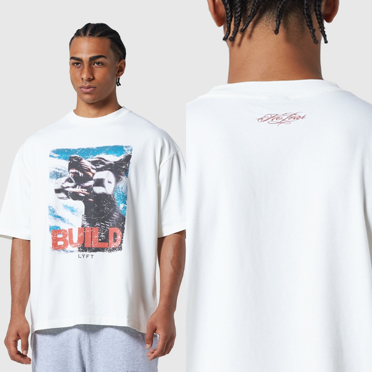 T-shirt grafica in cotone da u - Streetwear Brand Rings recensione e prezzo