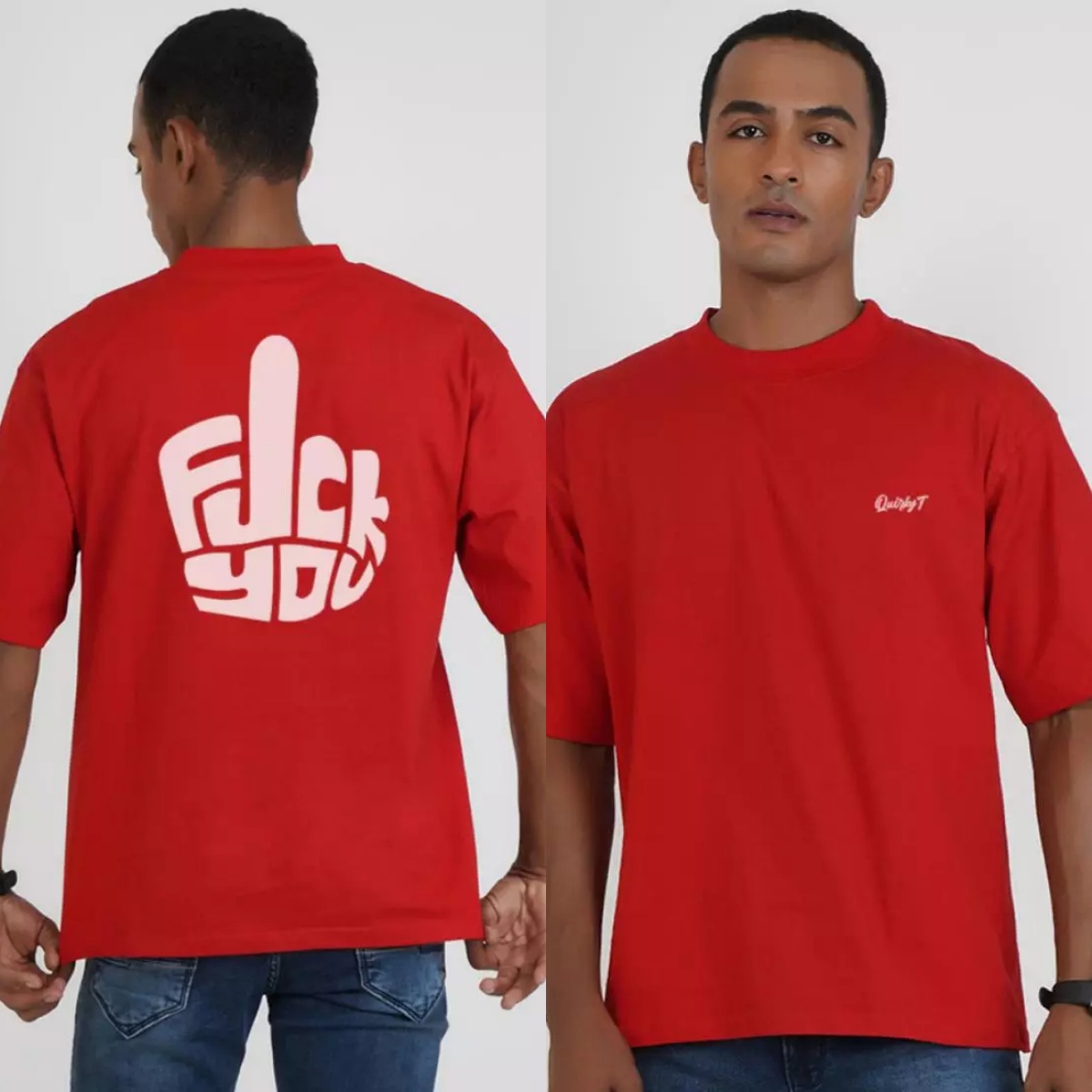 T-Shirt 'Don't Care Red' con H - Streetwear Brand Red recensione e prezzo