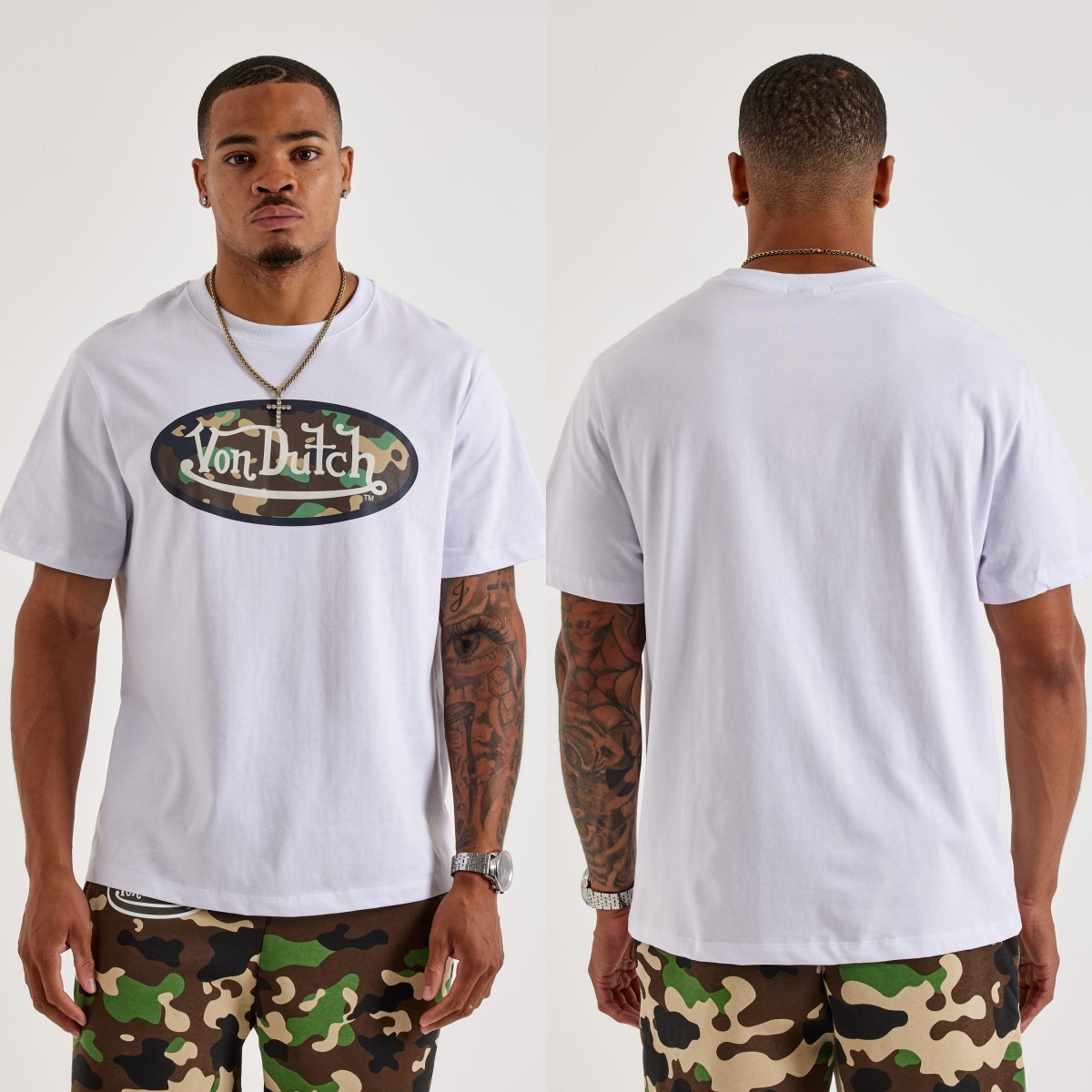 T-shirt in cotone con logo cla - Streetwear Brands Logo recensione e prezzo
