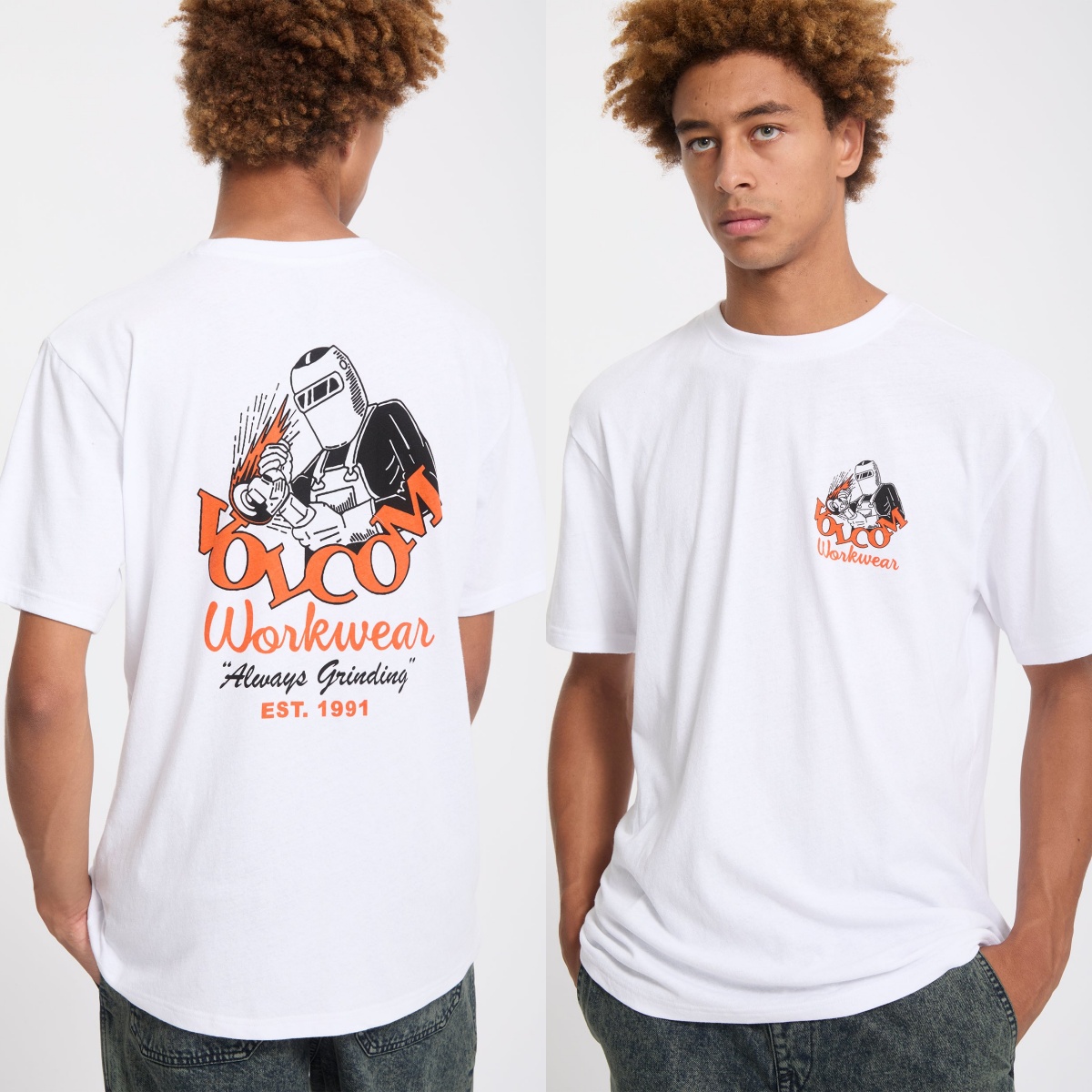 T-shirt Grafica Volcom White B - Streetwear Brand Trends recensione e prezzo